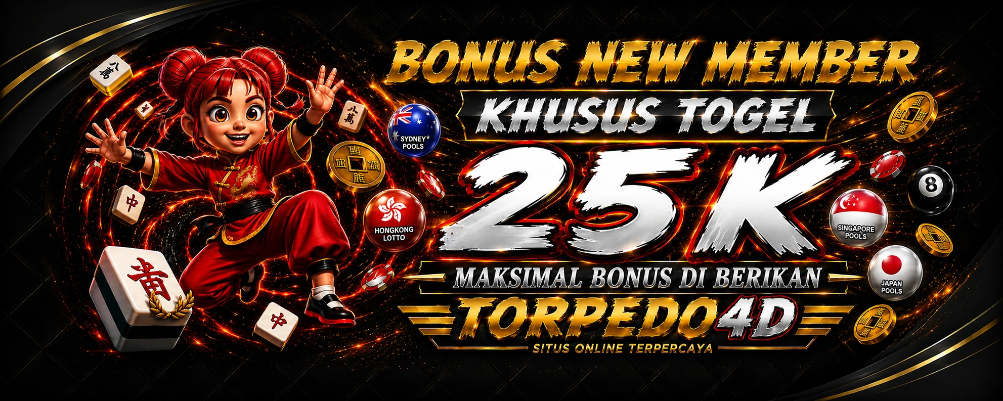 BONUS NEW MEMBER 10% ( KHUSUS TOGEL )